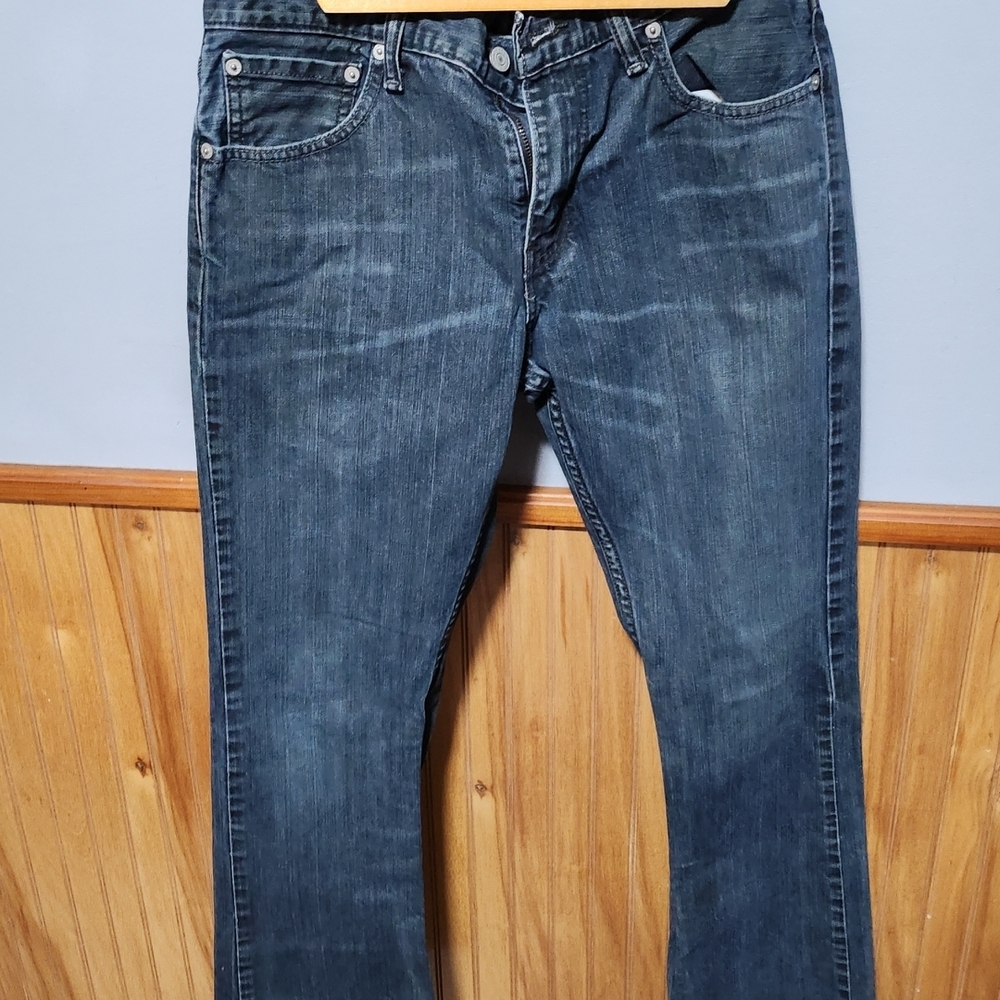Levi's Dark Blue Straight Jeans